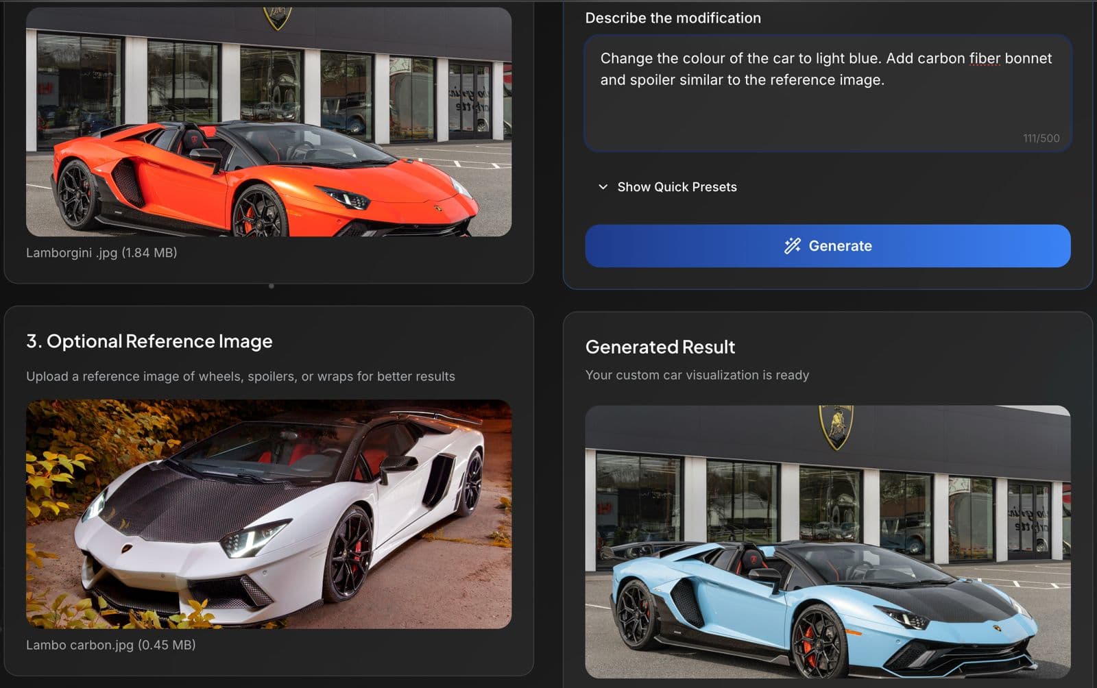 AI Before/After Demo